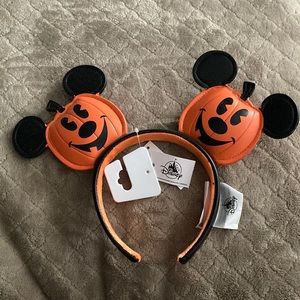 Disney Parks Mickey Jack-o-Lantern ears